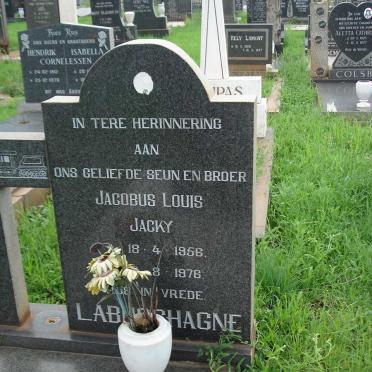 LABUSCHAGNE Jacobus Louis 1956-1976