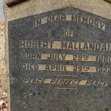 MALLANDAIN Robert 1880-1922