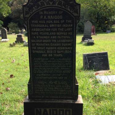 NAIDOO P.K. -1924