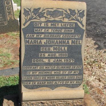 NEL Maria Johanna nee MOLL 1910-1937
