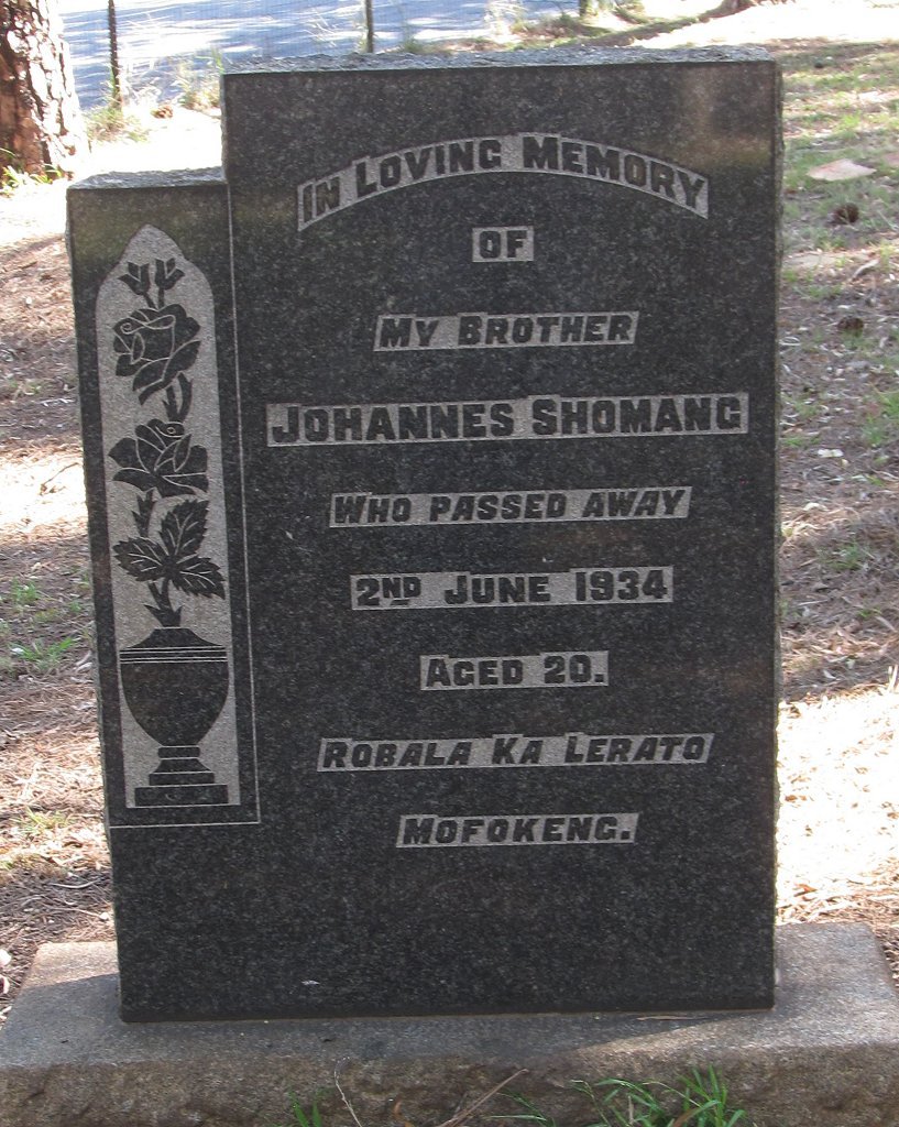 SHOMANG Johannes -1934