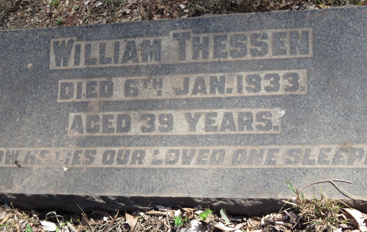 THESSEN William -1933