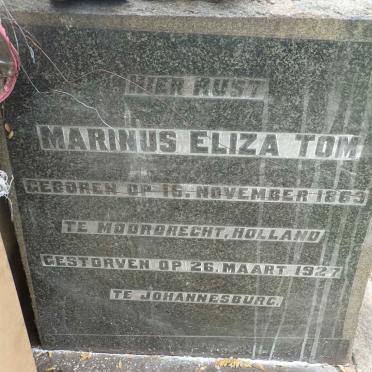 TOM Marinus Eliza 1863-1927