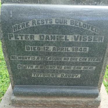 VISSER Peter Daniel -1940