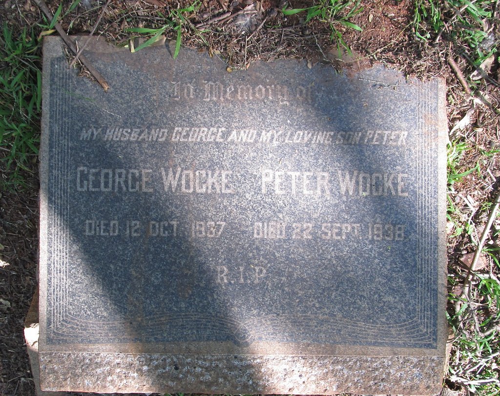 WOCKE George -1937 :: WOCKE Peter -1938