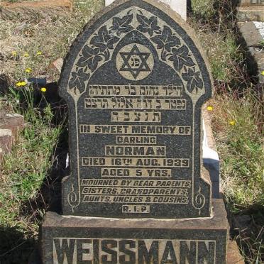 WEISSMANN Norman -1939