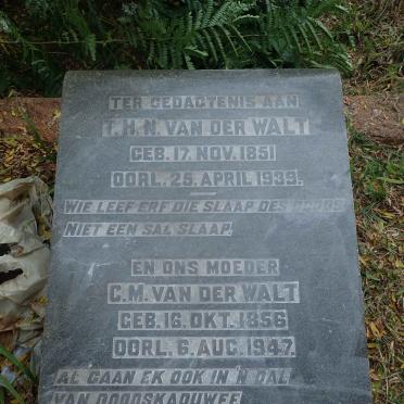 WALT T.H.N., van der 1851-1939 &amp; C.M. 1856-1947