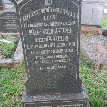 EEDEN Perez Joseph, van -1930