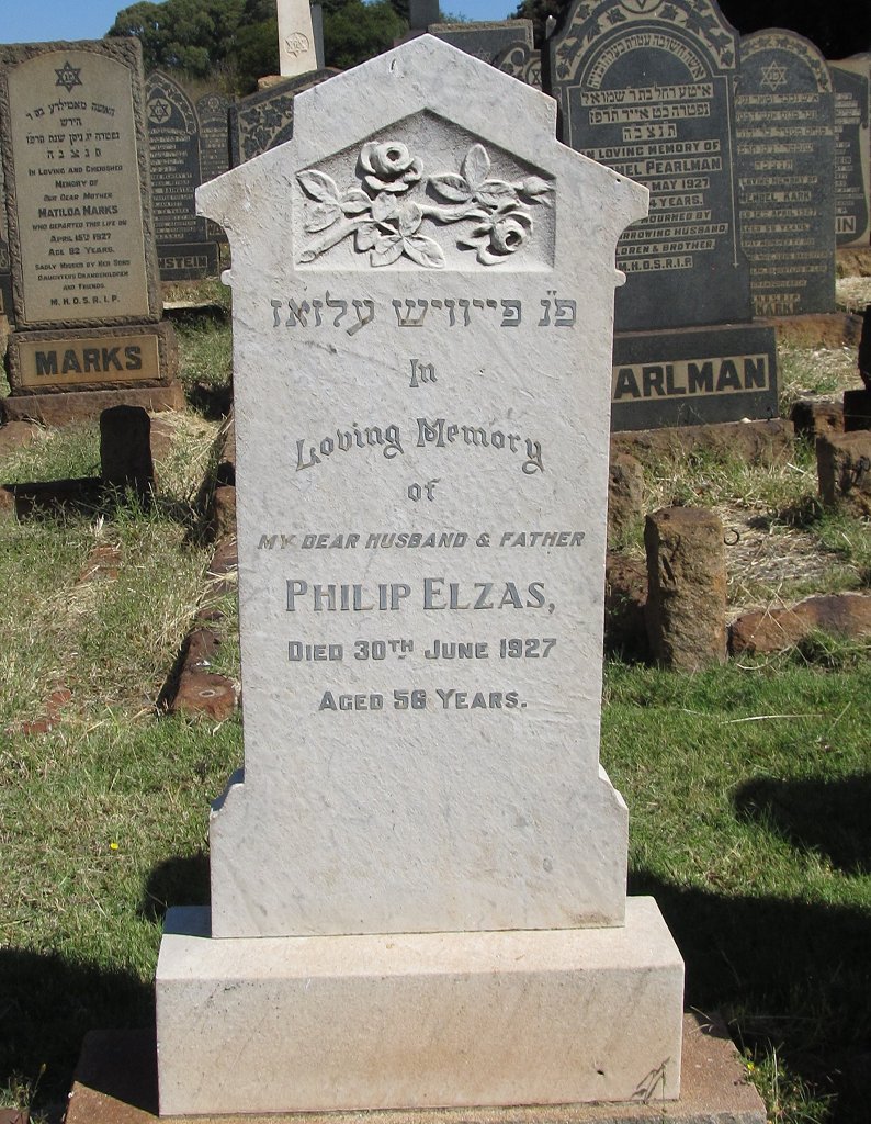 ELZAS Philip -1927