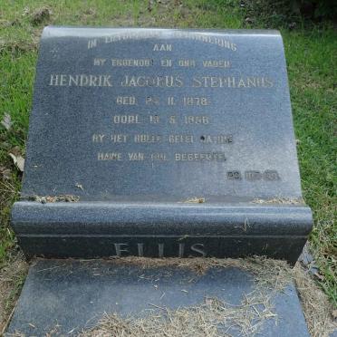 ELLIS Hendrik Jacobus Stephanus 1878-1968