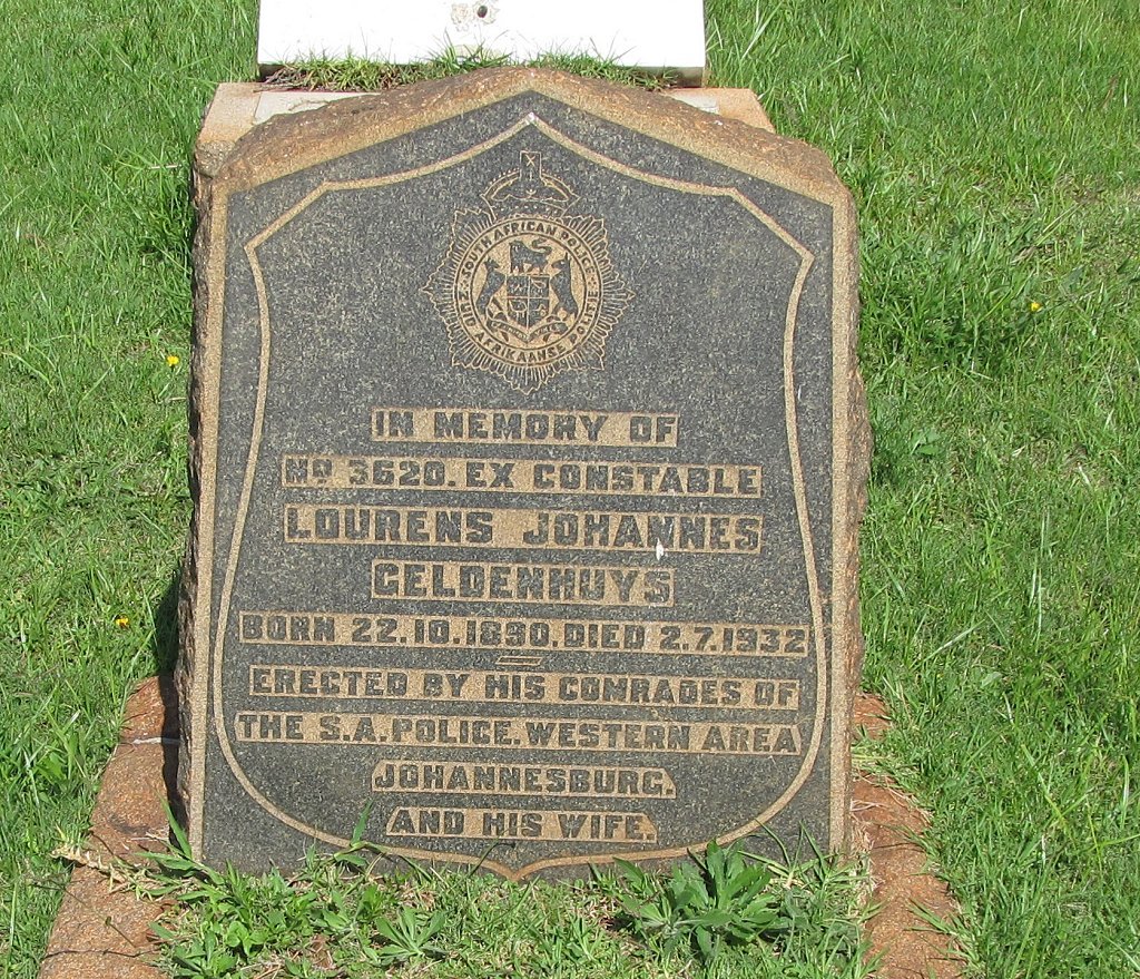 GELDENHUYS Lourens Johannes 1890-1932