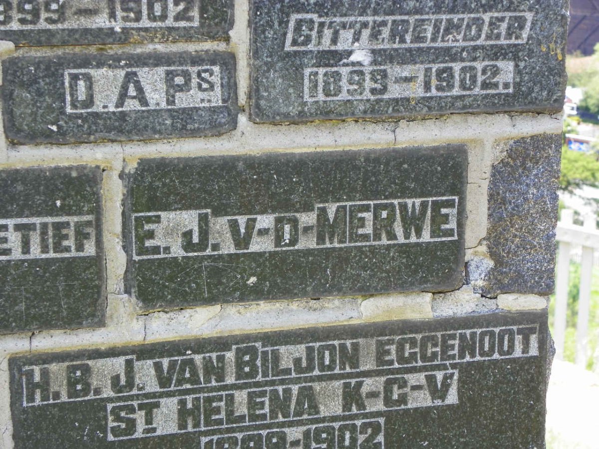 MERWE E.J., v.d.