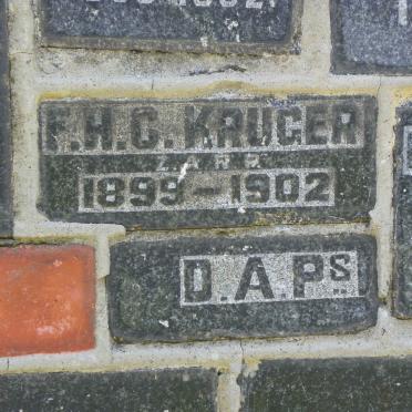 KRUGER F.H.C. :: D.A.P.s