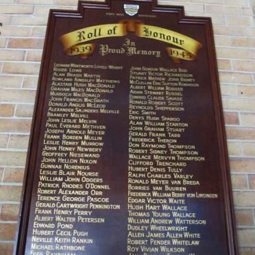 Roll of Honour: L-W