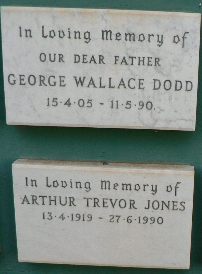 DODD George Wallace 1905-1990 :: JONES Arthur Trevor 1919-1990