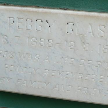 GLASS Peggy 1898-1975