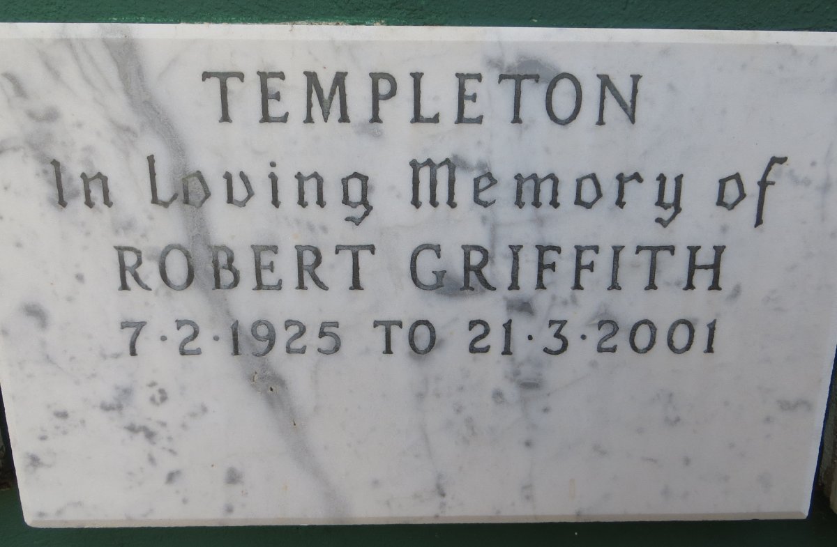 TEMPLETON Robert Griffith 1925-2001