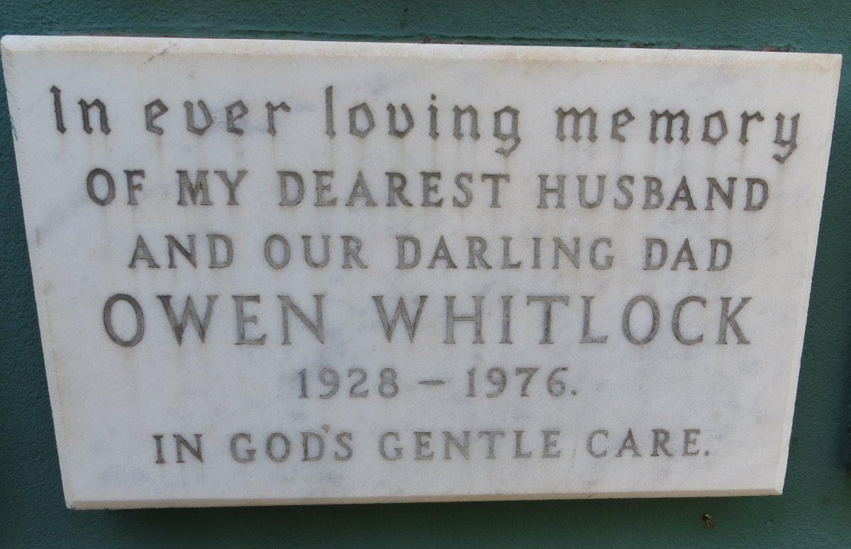 WHITLOCK Owen 1928-1976