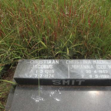 SMIT Christiaan Jacobus 1905-1974 &amp; Christina Magrietha Johanna NEL 1889-1982