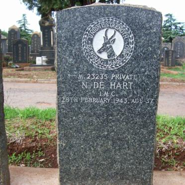 HART N., de -1943 