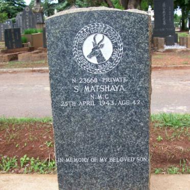 MATSHAYA S. -1943