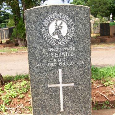 SEKWILE S. -1943