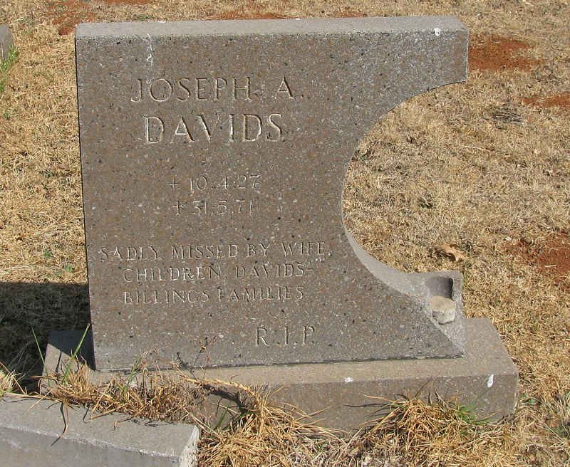 DAVIDS Joseph A. 1927-1971