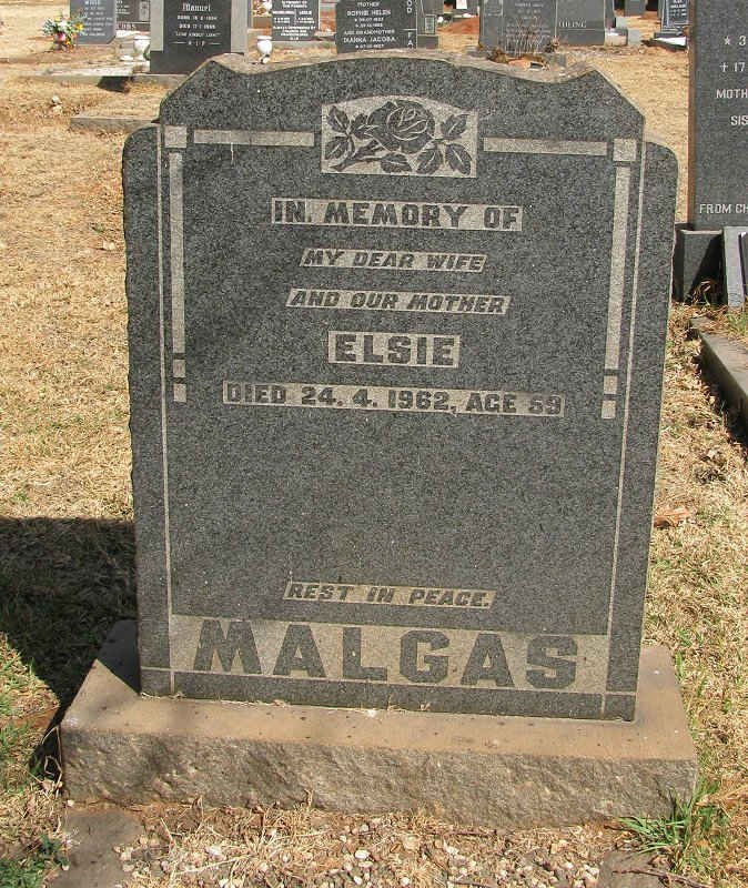 MALGAS Elsie -1962