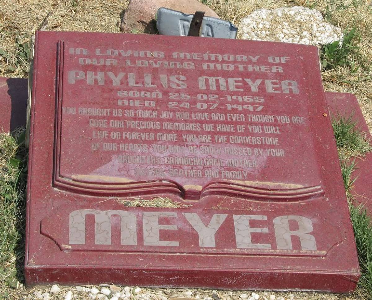 MEYER Phyllis 1966-1997