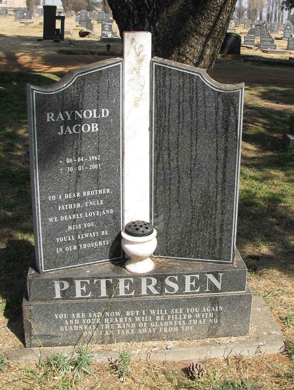 PETERSEN Raynold Jacob 1962-2003