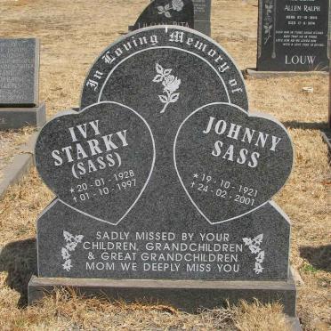 SASS Johnny 1921-2001 &amp; Ivy STARKY 1928-1997