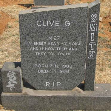 SMITH Clive G. 1963-1986