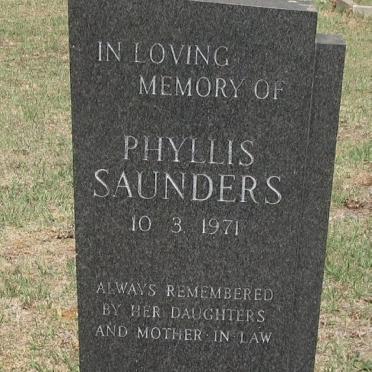 SAUNDERS Phyllis -1971