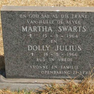SWARTS Martha -1964 :: JULIIUS Dolly 1966
