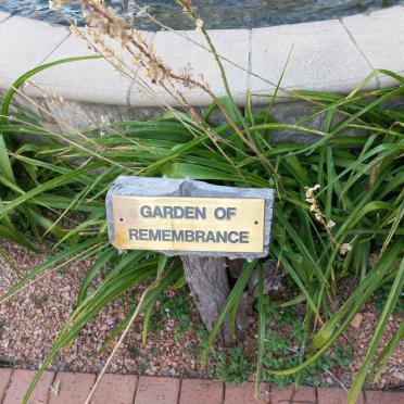 2. Garden of Remembrance / Tuin van Herinnering