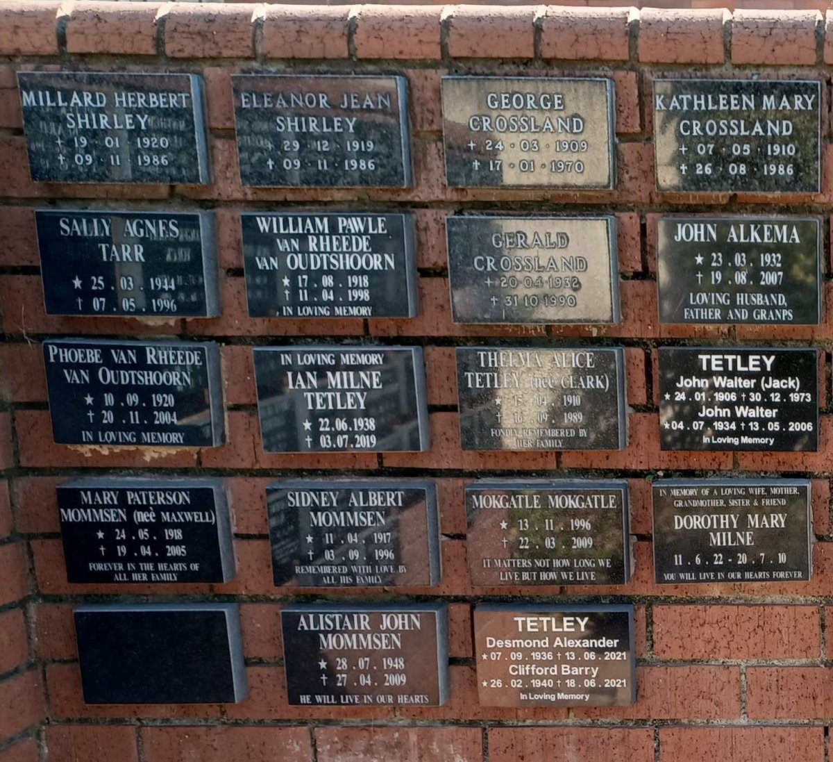 05. Memorial Wall