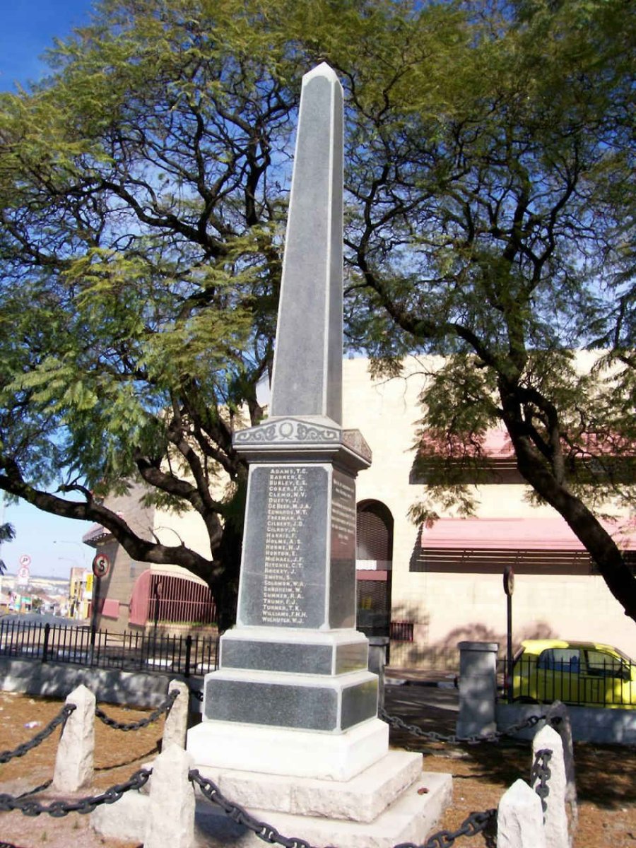 1. War Memorial - Trump Street. Selby Johannesburg