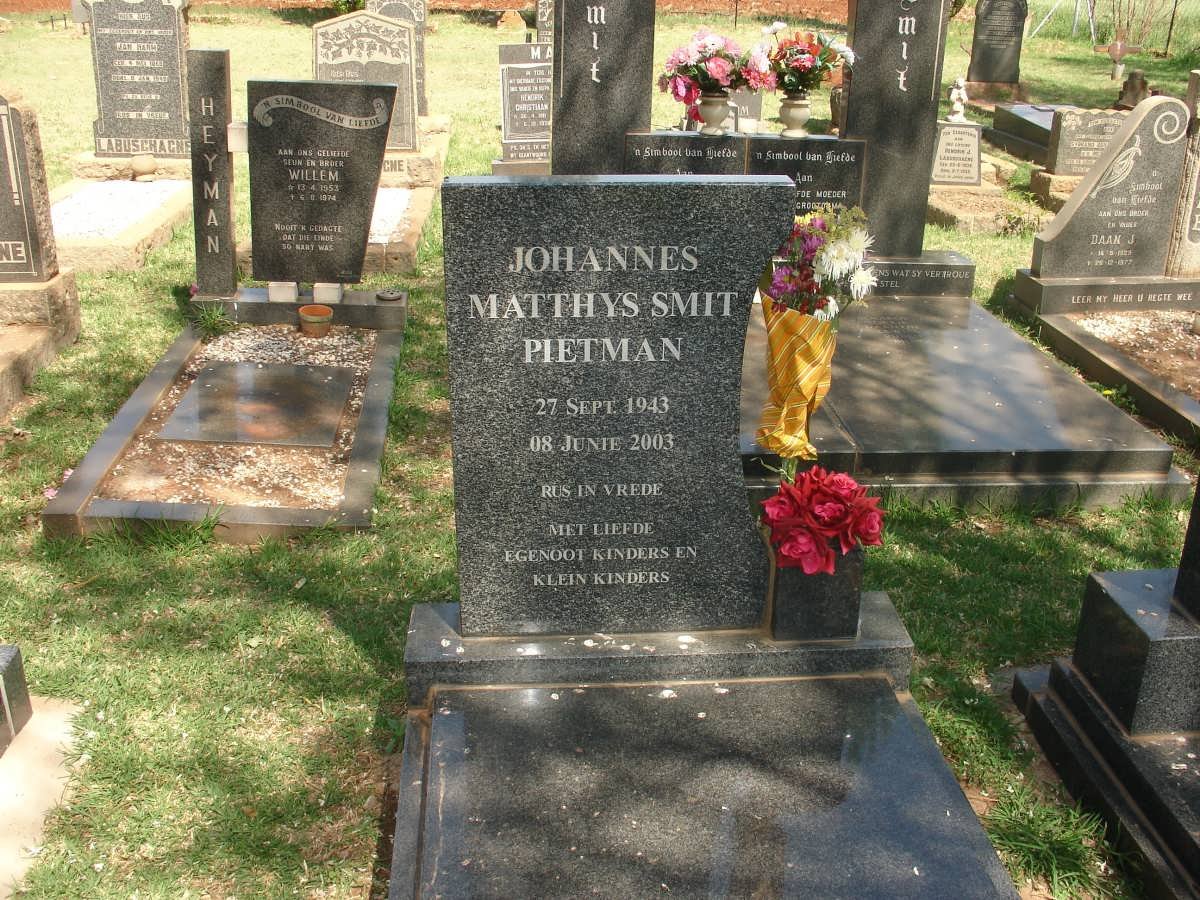 SMIT Johannes Matthys 1943-2003