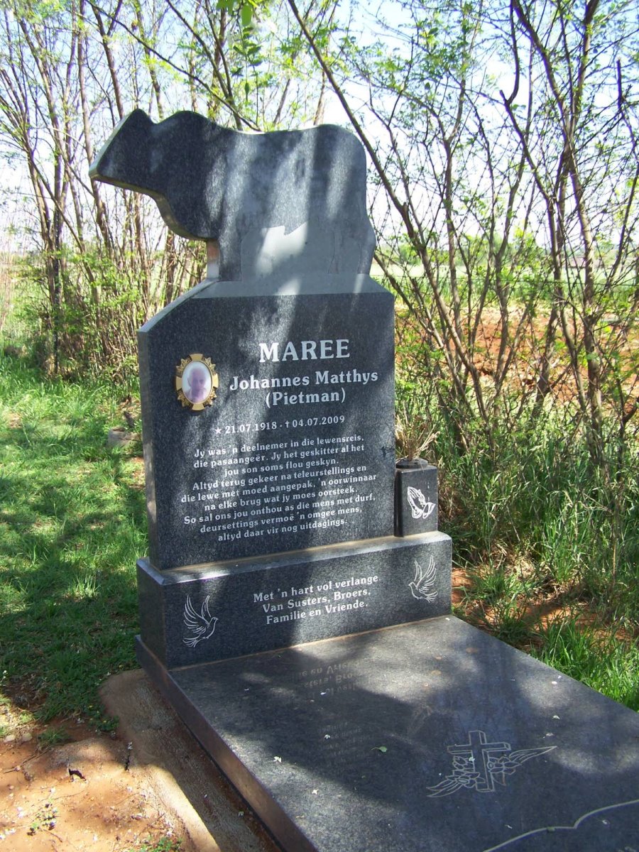 MAREE Johannes Matthys 1918-2009