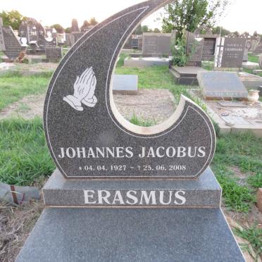 ERASMUS Johannes Jacobus 1927-2008