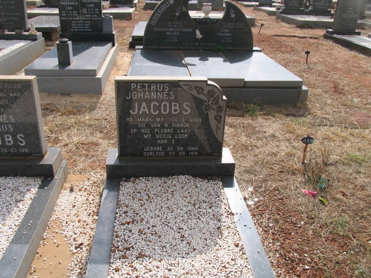 JACOBS Petrus Johannes 1966-1991