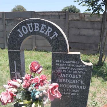 JOUBERT Jacobus Frederick Schoonraad 1934-2014
