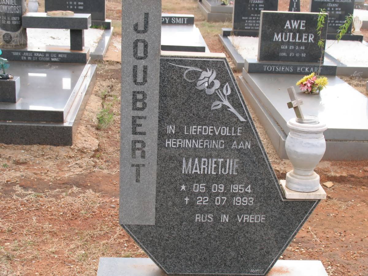 JOUBERT Marietjie 1954-1993