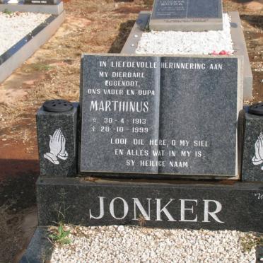 JONKER Marthinus 1913-1999