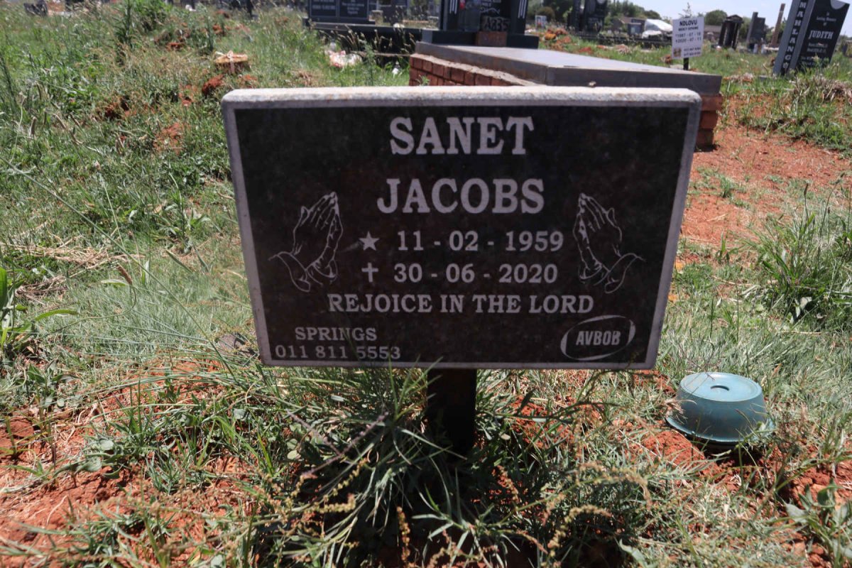 JACOBS Sanet 1959-2020