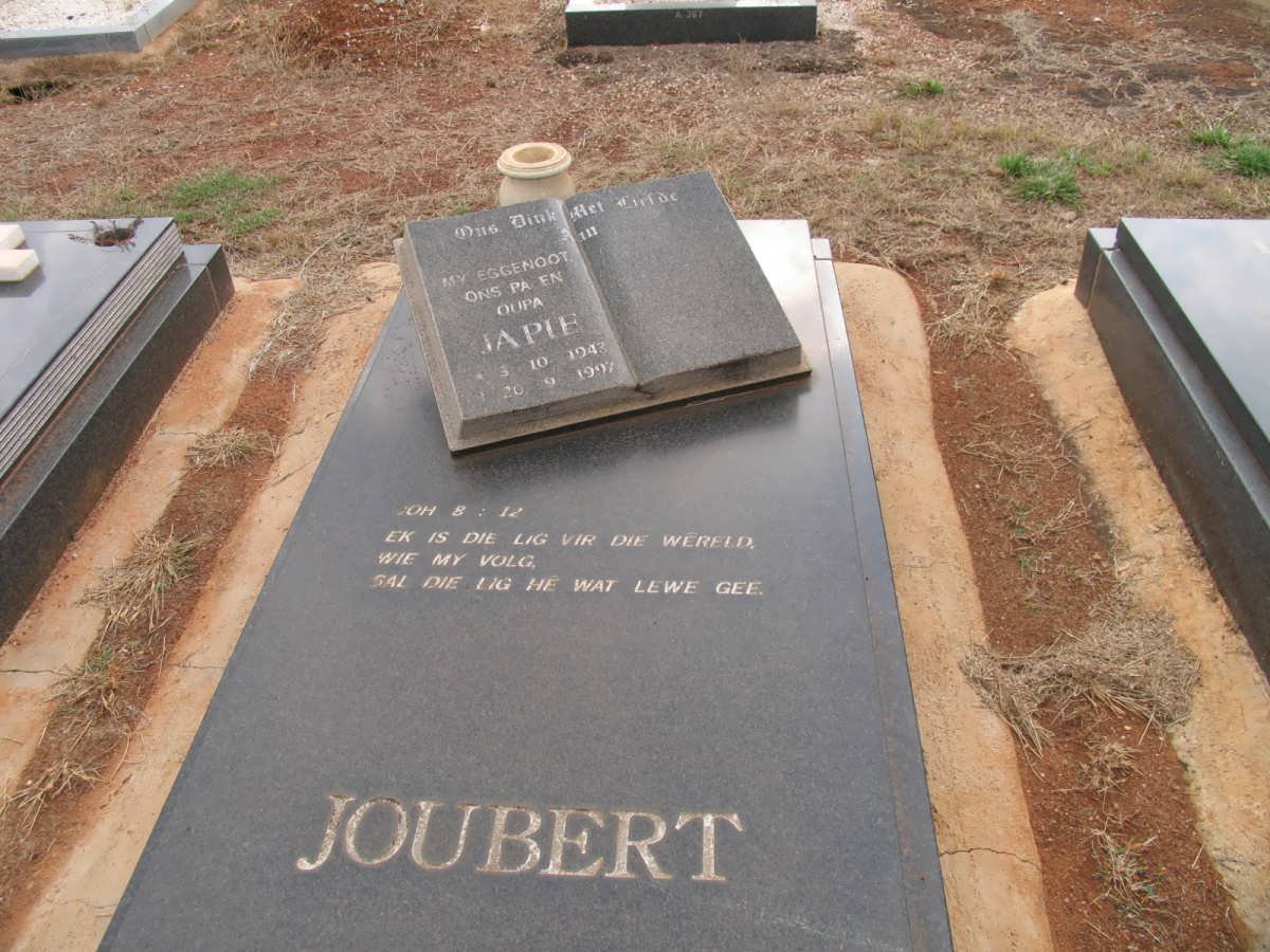 JOUBERT Japie 1943-1997