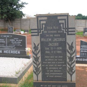 JACOBS Willem Jacobus 1936-1960