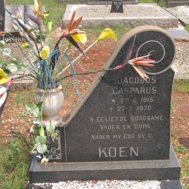 KOEN Jacobus Casparus 1915-1970