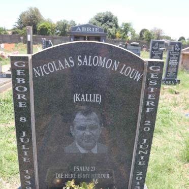 LOUW Nicolaas Salomon 1939-2013 