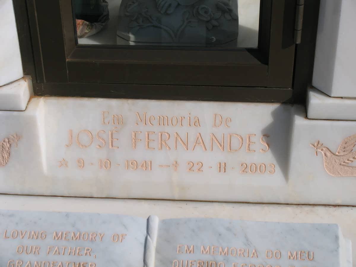 NUNES Jose Fernandes 1941-2003